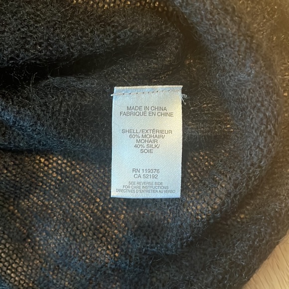 Helmut Lang Semi-Sheer Mohair and Silk Turtleneck Sweater - Picture 3 of 5